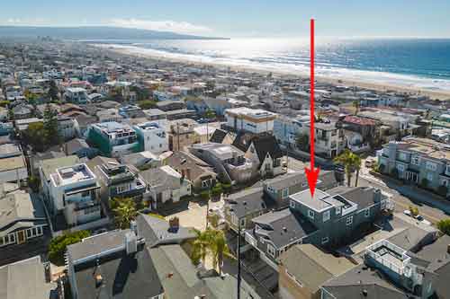 3306 Highland Hermosa Beach CA from above